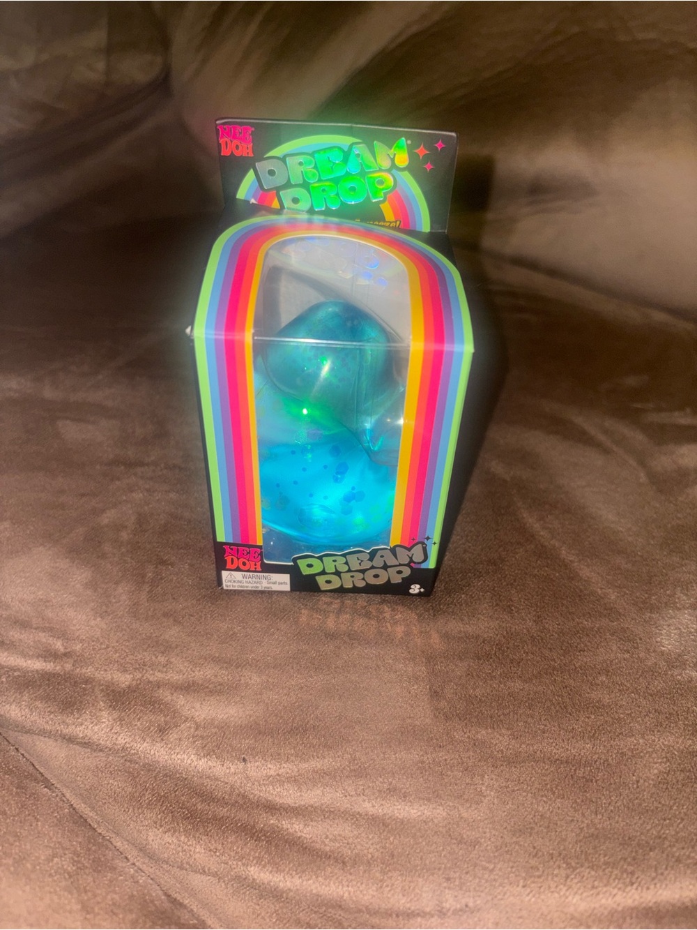 NEW!! Needoh Blue Glitter Dream Drop